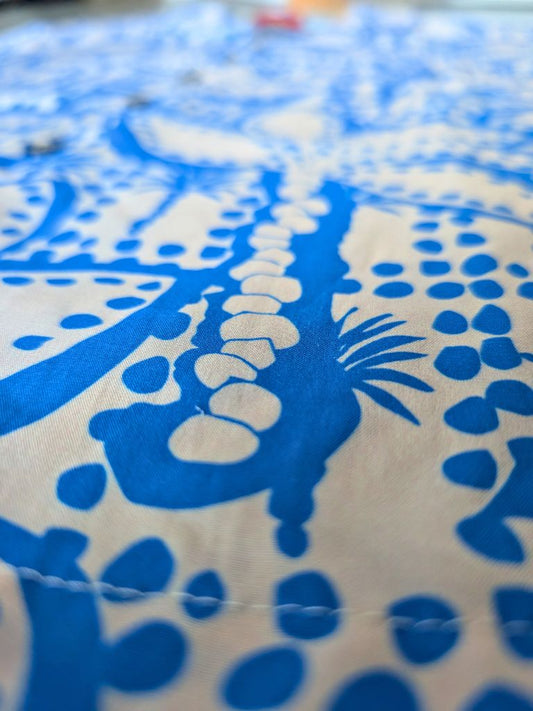 Blue Palm Camp Shirt - Parce