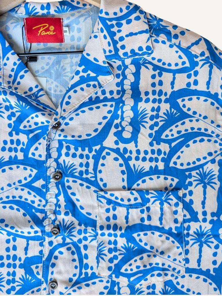 Blue Palm Camp Shirt - Parce