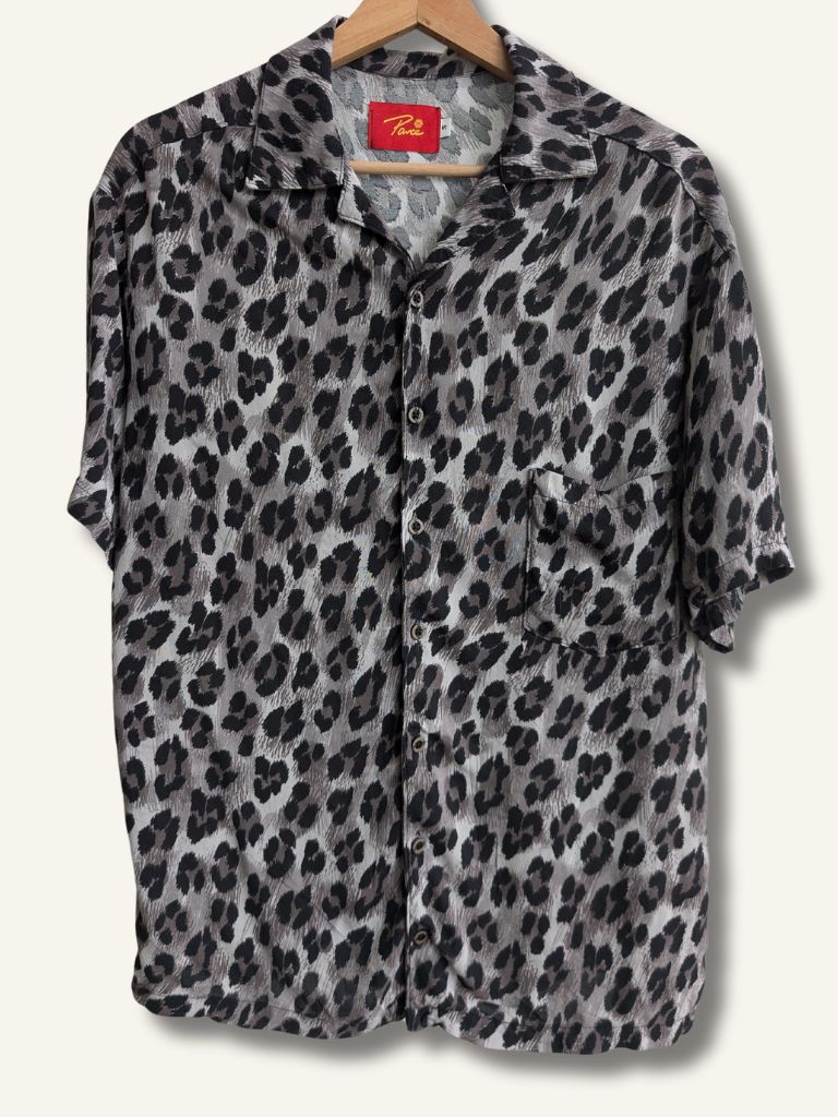 Grey Animal Print Shirt