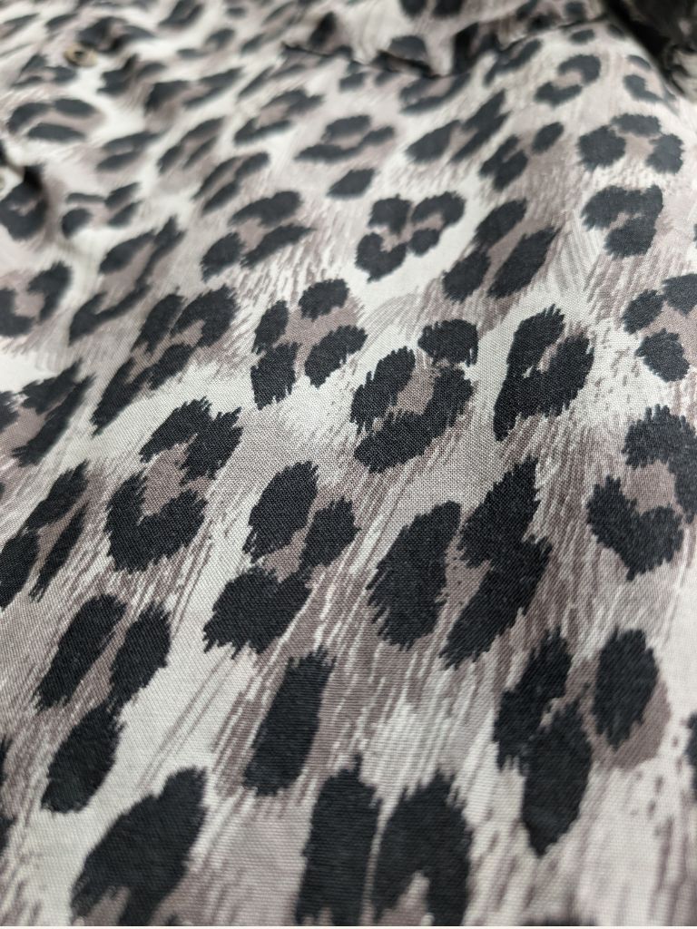 Grey Animal Print Shirt