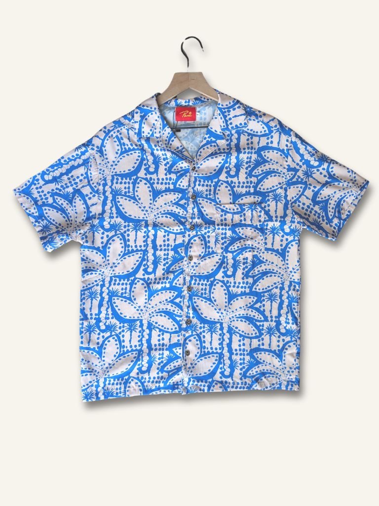 Blue Palm Camp Shirt - Parce